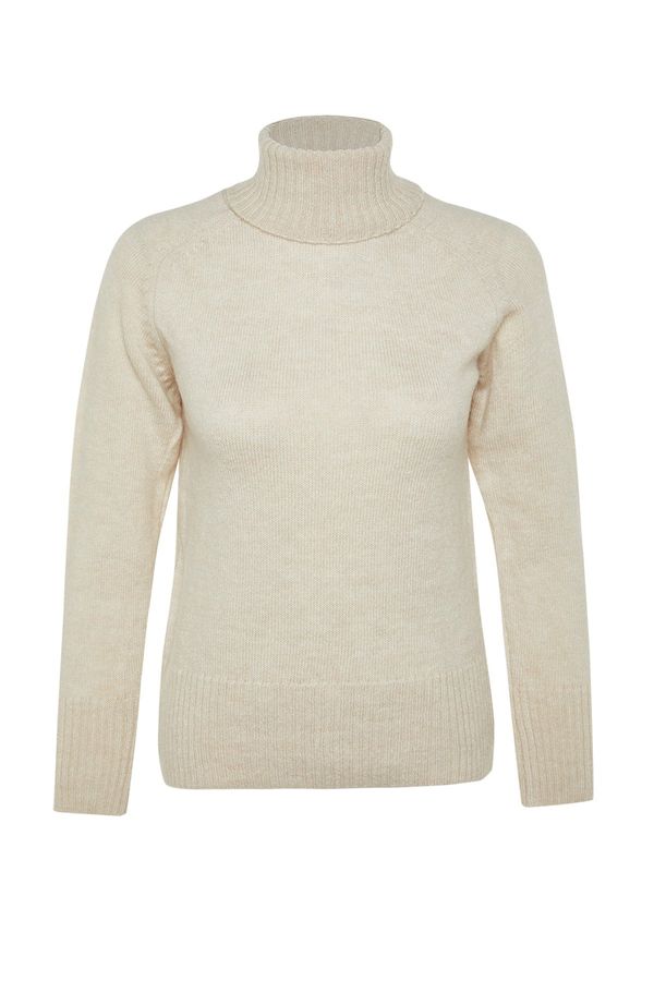 Trendyol Trendyol Stone Soft Textured Basic Knitwear Sweater