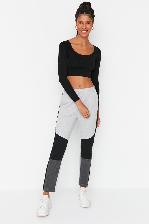 Trendyol Trendyol Sweatpants - Gray - Straight