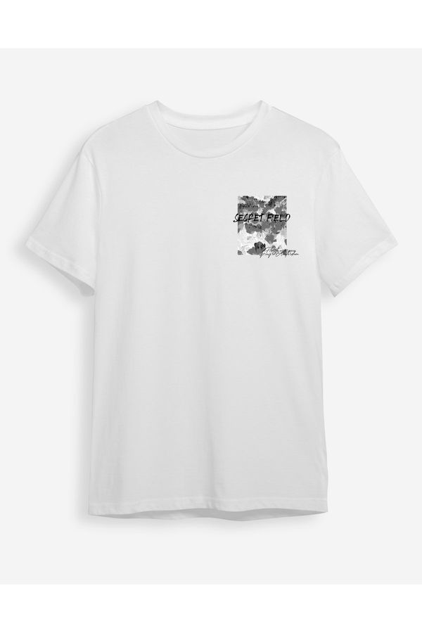 Trendyol Trendyol White Text Printed Regular/Normal Cut T-shirt