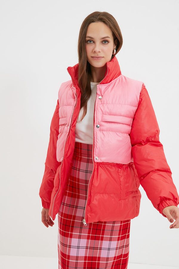 Trendyol Trendyol Winter Jacket - Red - Puffer