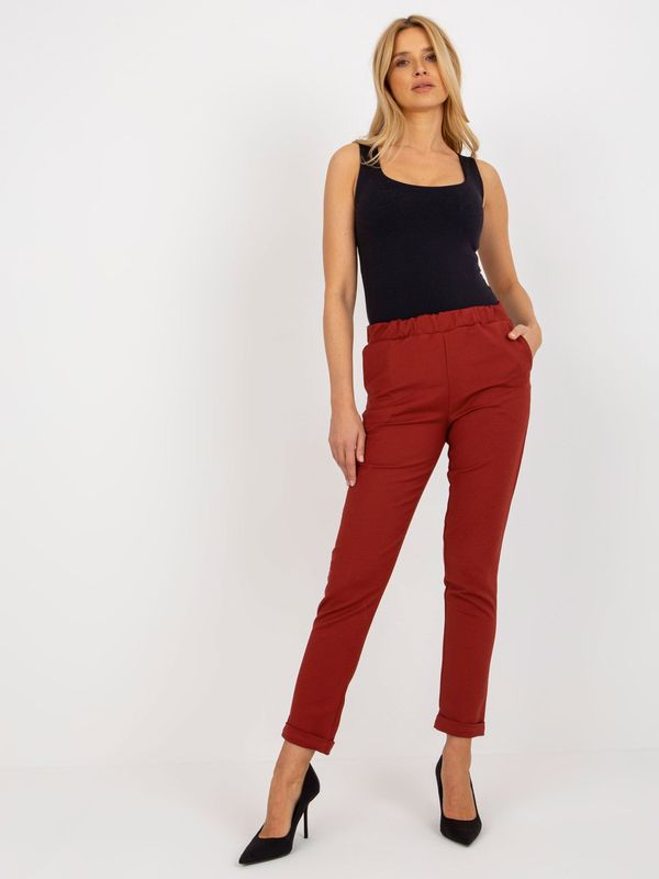 LAKERTA Trousers-LK-SP-507797.50P-burgundy