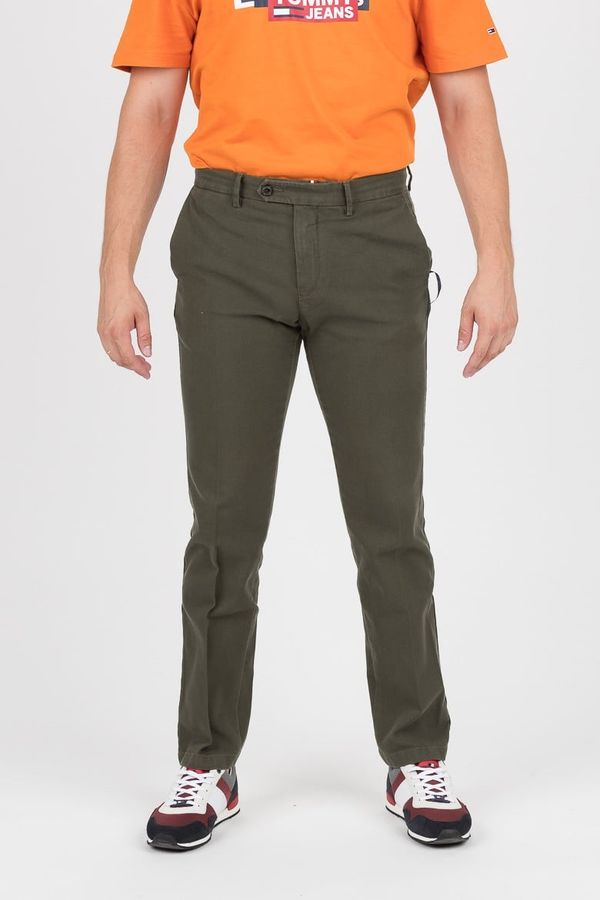 Tommy Hilfiger Trousers - TOMMY HILFIGER DENTON CHINO HONEYCOMB FLEX green