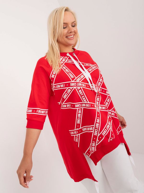 RELEVANCE Tunic-RV-TU-7598.94-Red