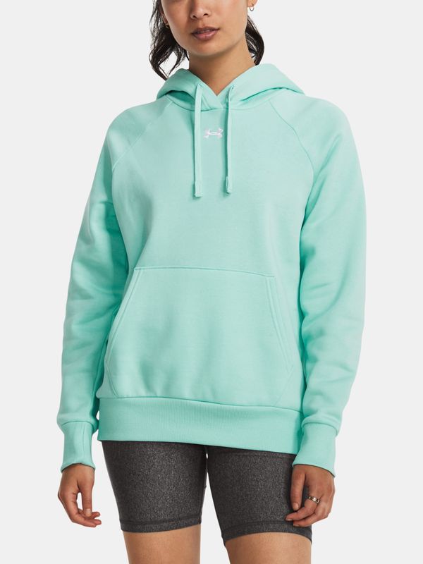 Under Armour Turquoise Under Armour UA Rival Fleece Hoodie