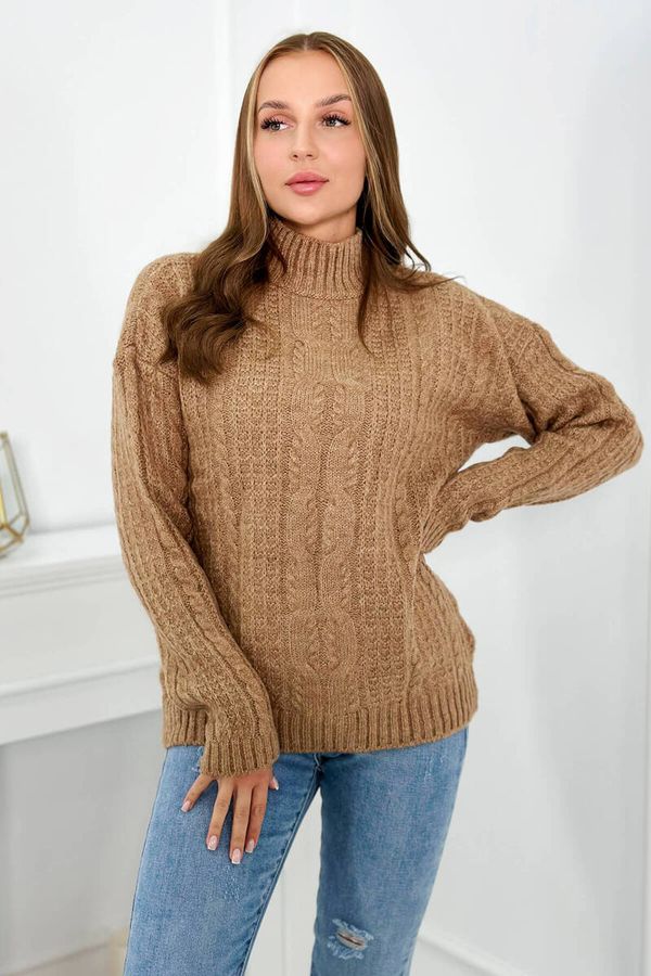 Kesi Turtleneck sweater Camel