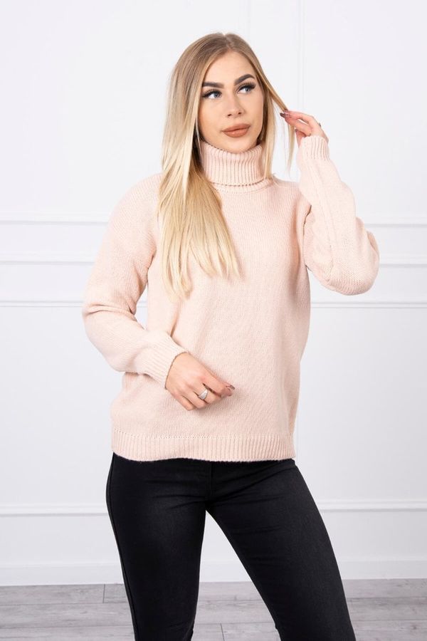 Kesi Turtleneck sweater powder pink