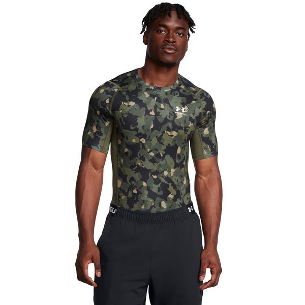 Under Armour UA HG Armour Prtd SS-GRN