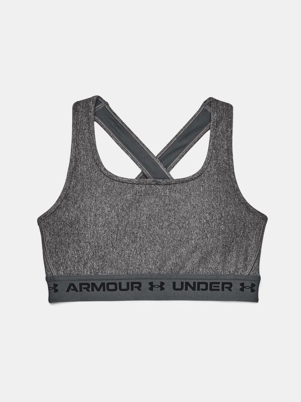 Under Armour Under Armour Bra Crossback Mid Heather Bra-GRY - Women's