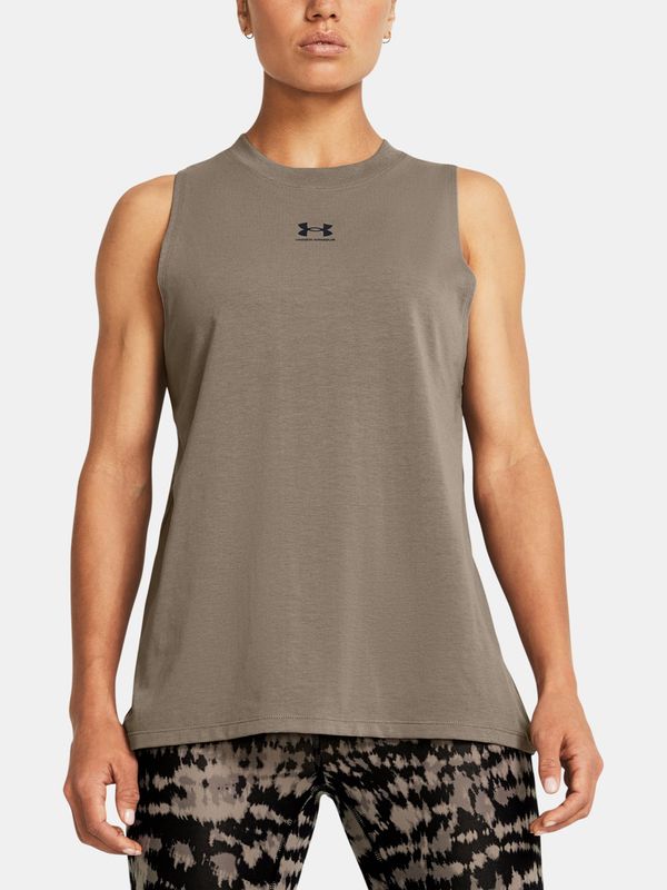 Under Armour Under Armour Campus Muscle Tank Tank - BRN - Women
