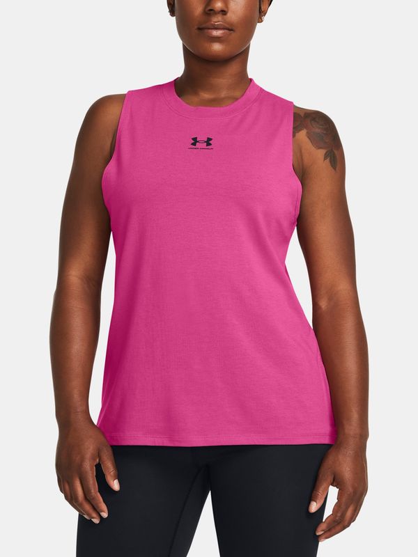 Under Armour Under Armour Campus Muscle Tank Top - PNK - Women