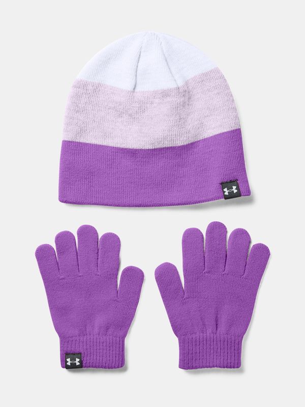 Under Armour Under Armour Cap G Beanie Glove Combo-PPL - Girls