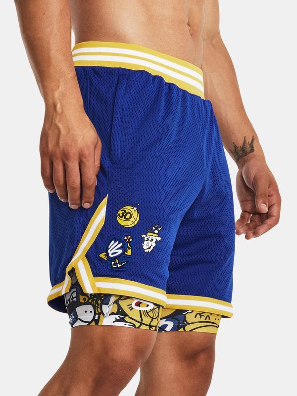 Under Armour Under Armour Curry Mesh Short 2 Navy Blue Sports Shorts