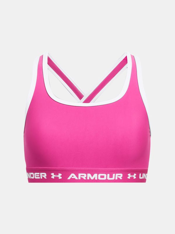 Under Armour Under Armour G Crossback Mid Solid-PNK Bra - Girls