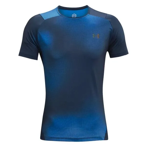 Under Armour Under Armour HG Rush 2.0 Print SS Men's T-Shirt - Blue, SM