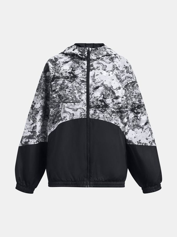 Under Armour Under Armour Jacket Woven FZ Jacket-BLK - Girls