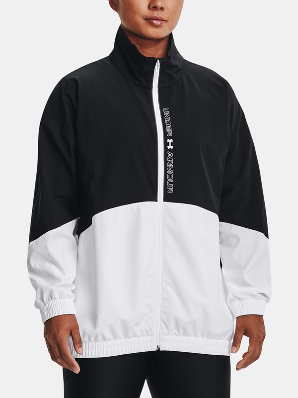 Under Armour Under Armour Jacket Woven FZ Oversized Jacket-BLK - Women