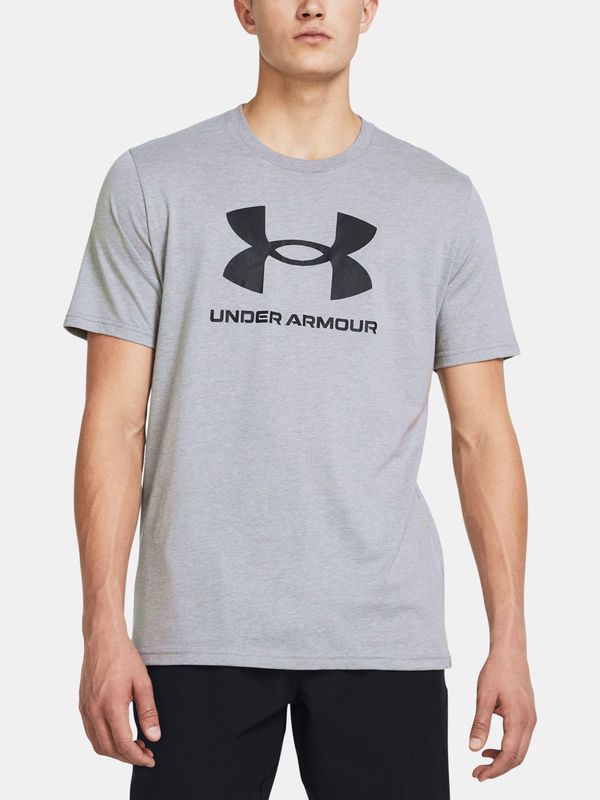 Under Armour Under Armour Light Grey T-Shirt UA SPORTSTYLE LOGO UPDATE SS