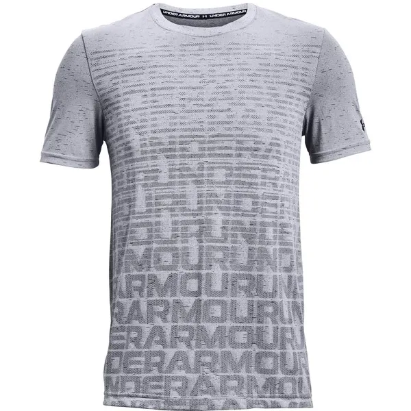 Under Armour Under Armour Men's T-Shirt Seamless Wordmark SS Grey, SM