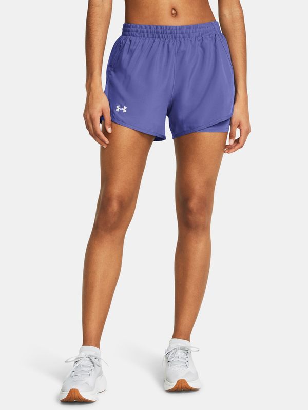 Under Armour Under Armour Shorts UA Fly By 2-in-1 Shorts-PPL - Women