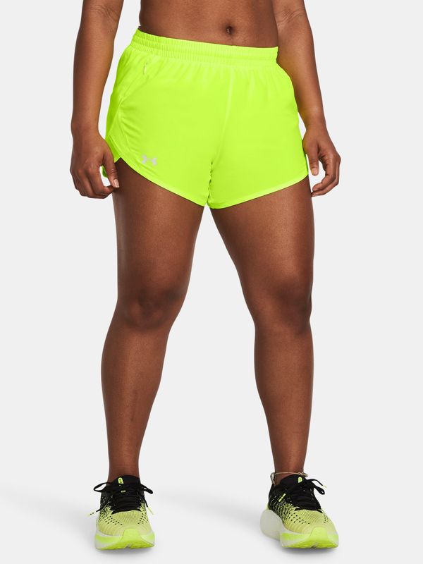 Under Armour Under Armour Shorts UA Fly By 3'' Shorts-GRN - Women