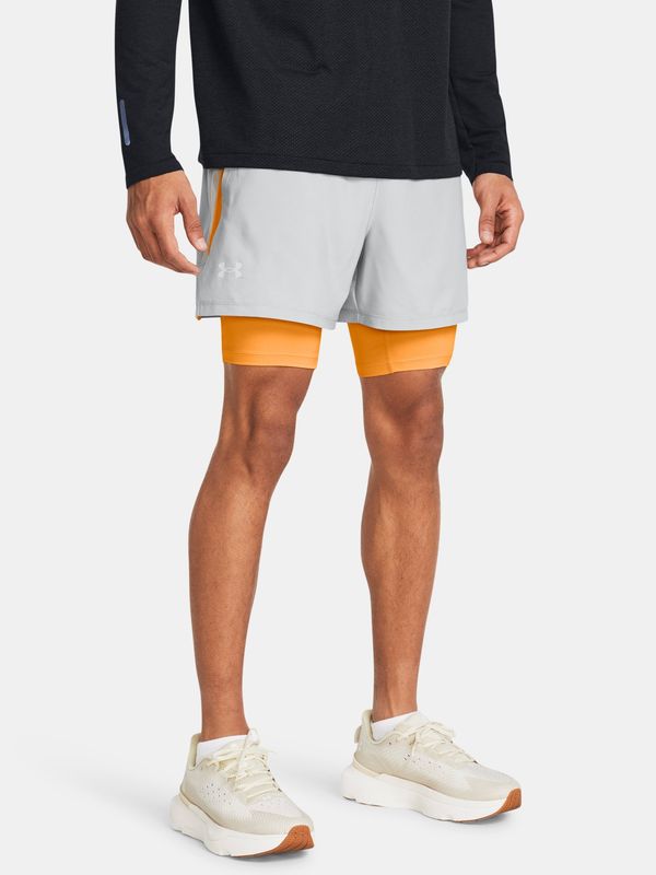 Under Armour Under Armour Shorts UA LAUNCH 5'' 2-IN-1 SHORTS-GRY - Men