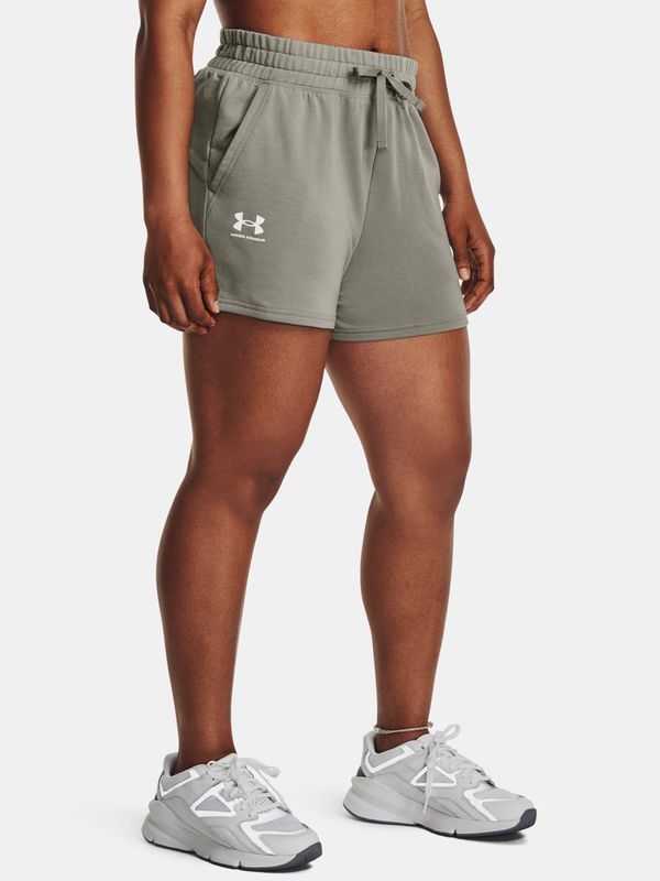 Under Armour Under Armour Shorts UA Rival Terry Short-GRN - Women