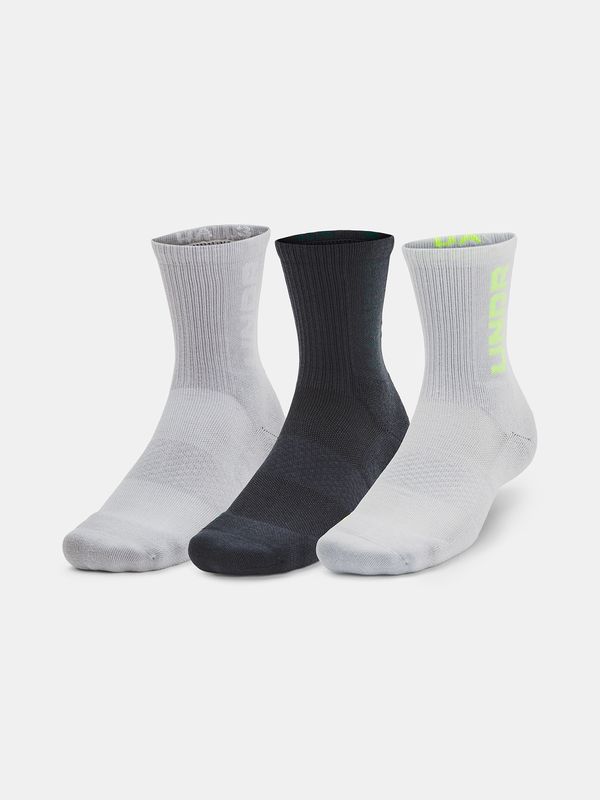 Under Armour Under Armour Socks UA 3-Maker 3pk Mid-Crew-GRY - Unisex