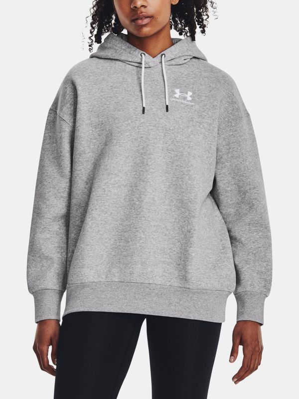 Under Armour Under Armour Sweatshirt Essential Flc OS Hoodie-GRY - Women