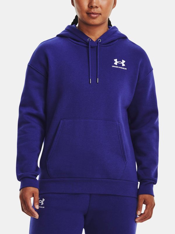 Under Armour Under Armour Sweatshirt Essential Fleece Hoodie-BLU - Women