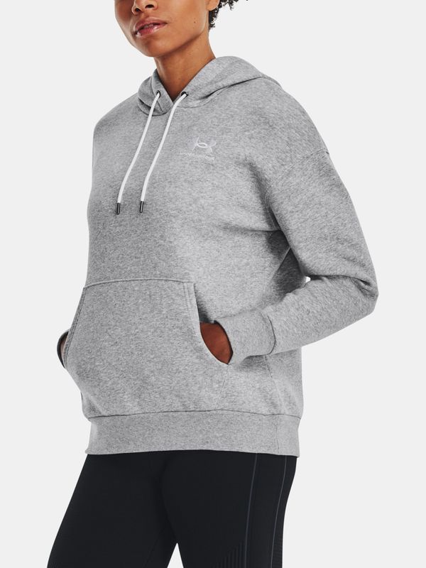 Under Armour Under Armour Sweatshirt Essential Fleece Hoodie-GRY - Women