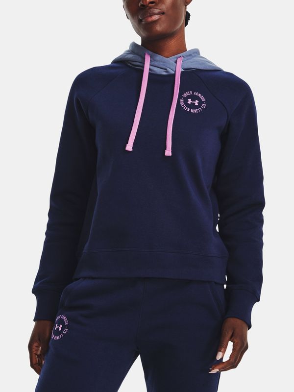 Under Armour Under Armour Sweatshirt Rival Fleece CB Hoodie-NVY - Women