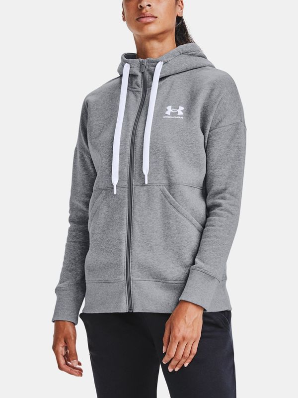 Under Armour Under Armour Sweatshirt Rival Fleece FZ Hoodie-GRY - Women's