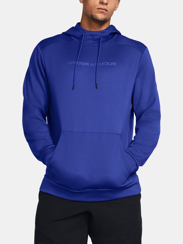 Under Armour Under Armour Sweatshirt UA Armour Fleece Wordmark HD-BLU - Men