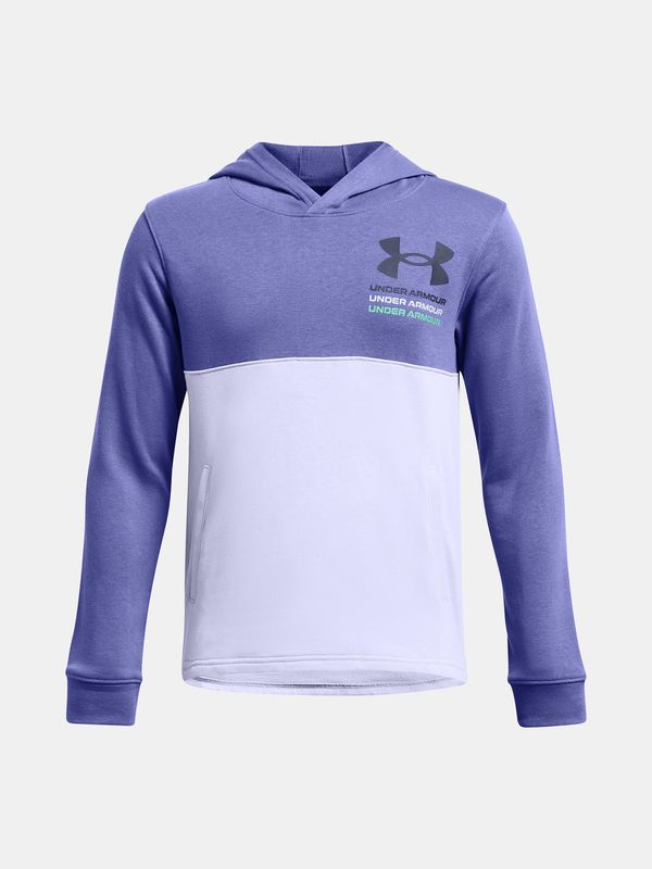 Under Armour Under Armour Sweatshirt UA Boys Rival Terry Hoodie - PPL - Boys