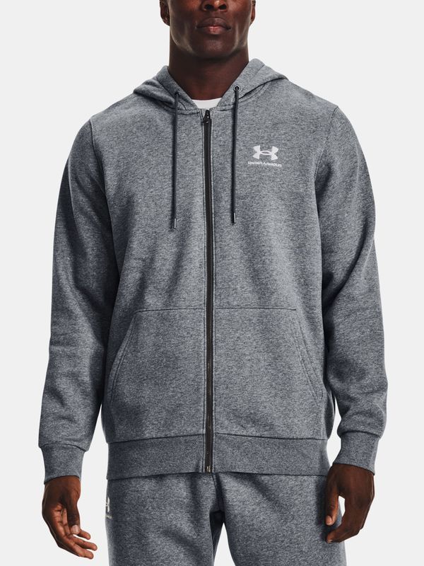 Under Armour Under Armour Sweatshirt UA Essential Fleece FZ Hood-GRY - Men