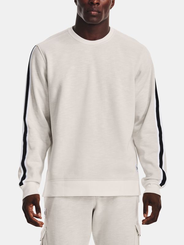 Under Armour Under Armour Sweatshirt UA Essential Heritge Flc Crw-WHT - Mens