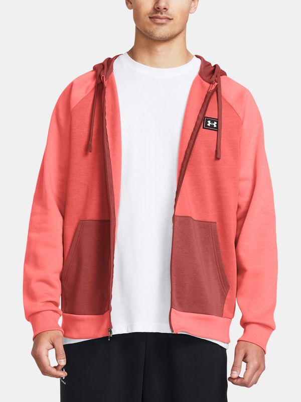 Under Armour Under Armour Sweatshirt UA Rival Flc FZ Colorblock-RED - Men