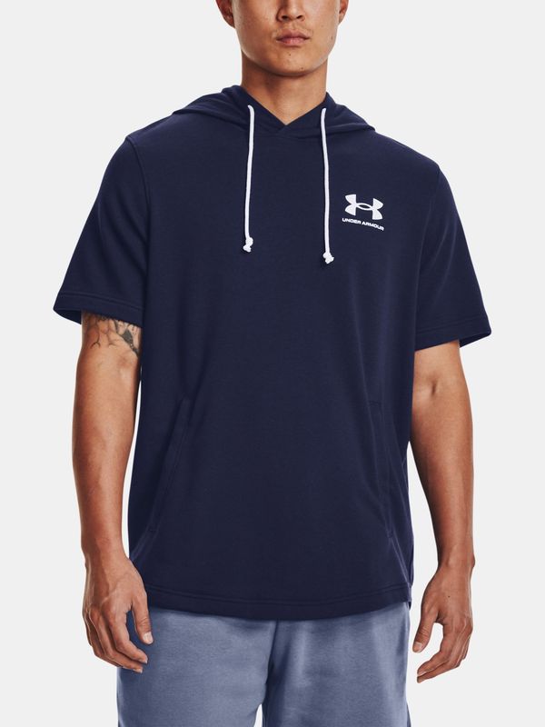 Under Armour Under Armour Sweatshirt UA Rival Terry LC SS HD-BLU - Men's