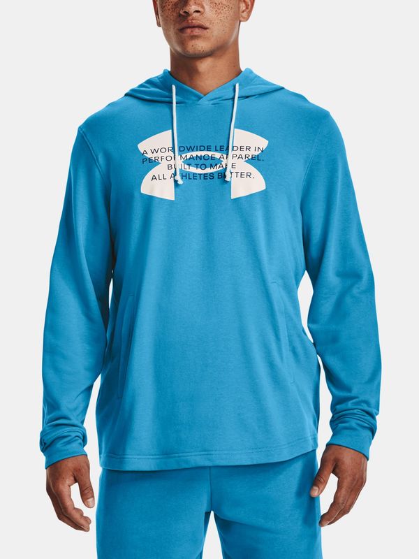 Under Armour Under Armour Sweatshirt UA Rival Terry Logo Hoodie-BLU - Mens