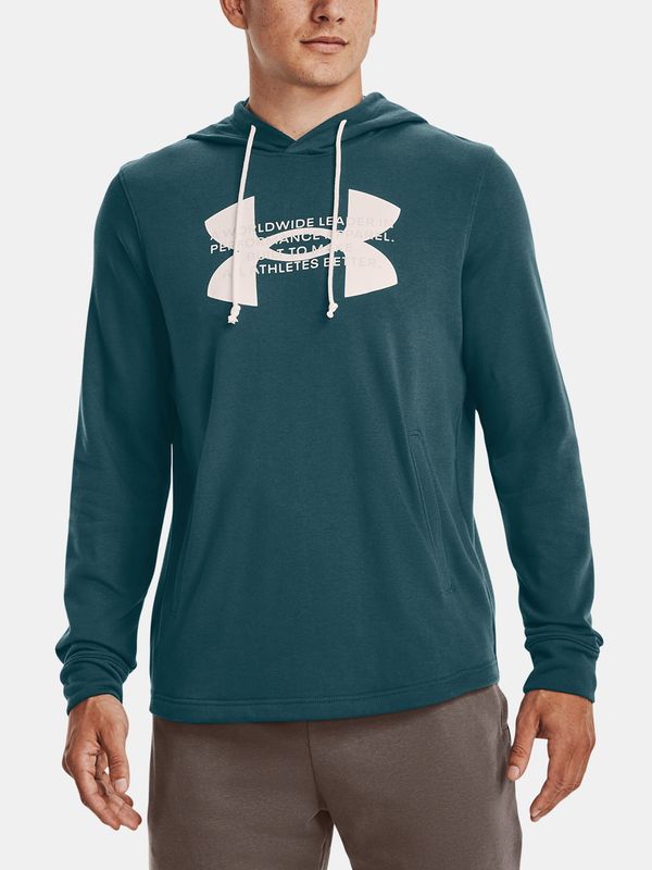 Under Armour Under Armour Sweatshirt UA Rival Terry Logo Hoodie-GRN - Mens