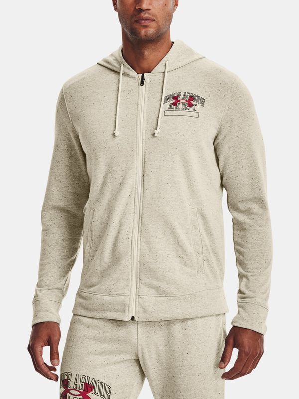 Under Armour Under Armour Sweatshirt UA Rival Try Athlc Dep FZ HD-BRN - Mens