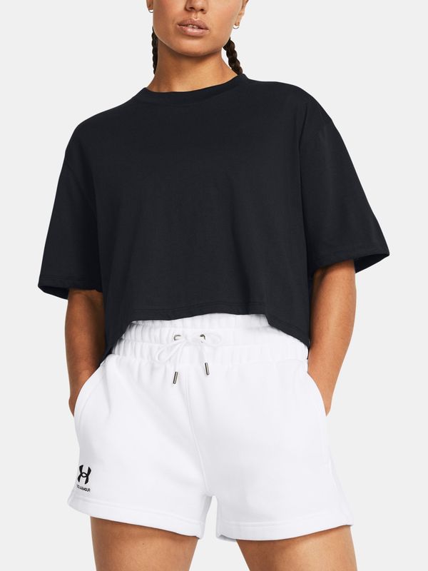 Under Armour Under Armour T-Shirt Campus Boxes Crop SS-BLK - Women