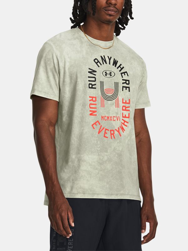 Under Armour Under Armour T-Shirt RUN ANYWHERE TEE-GRN - Men