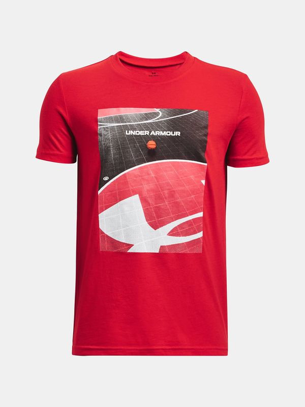 Under Armour Under Armour T-Shirt UA BBALL OUTSIDE SS-RED - Boys