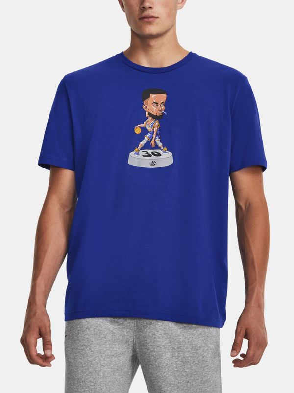 Under Armour Under Armour T-Shirt UA CURRY BOBBLE HEAD SS-BLU - Men