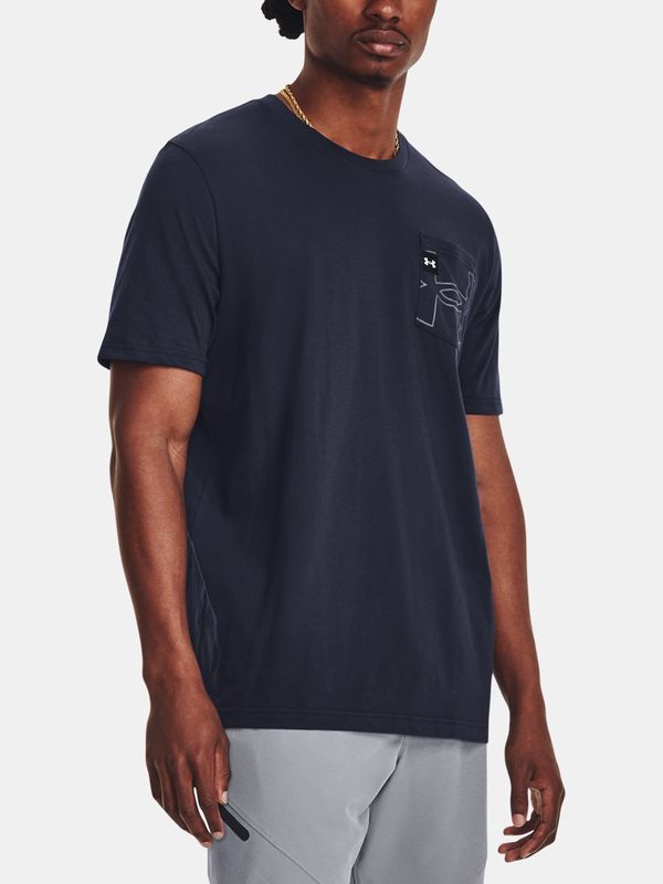 Under Armour Under Armour T-Shirt UA ELEVATED CORE POCKET SS-BLU - Men
