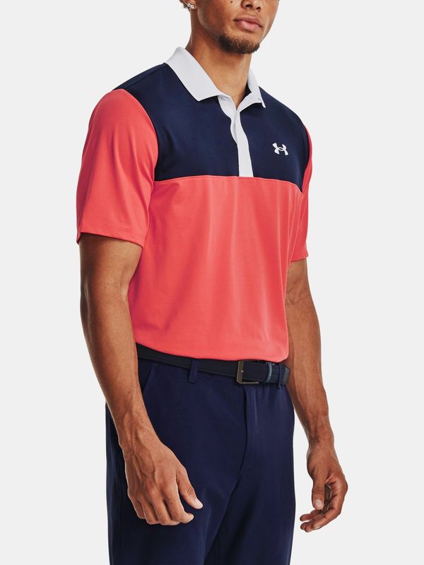 Under Armour Under Armour T-Shirt UA Perf 3.0 Color Block Polo-RED - Men