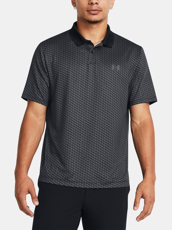 Under Armour Under Armour T-Shirt UA Perf 3.0 Printed Polo-BLK - Men