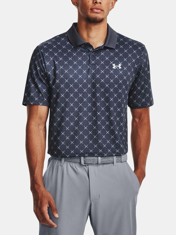 Under Armour Under Armour T-Shirt UA Perf 3.0 Printed Polo-GRY - Men