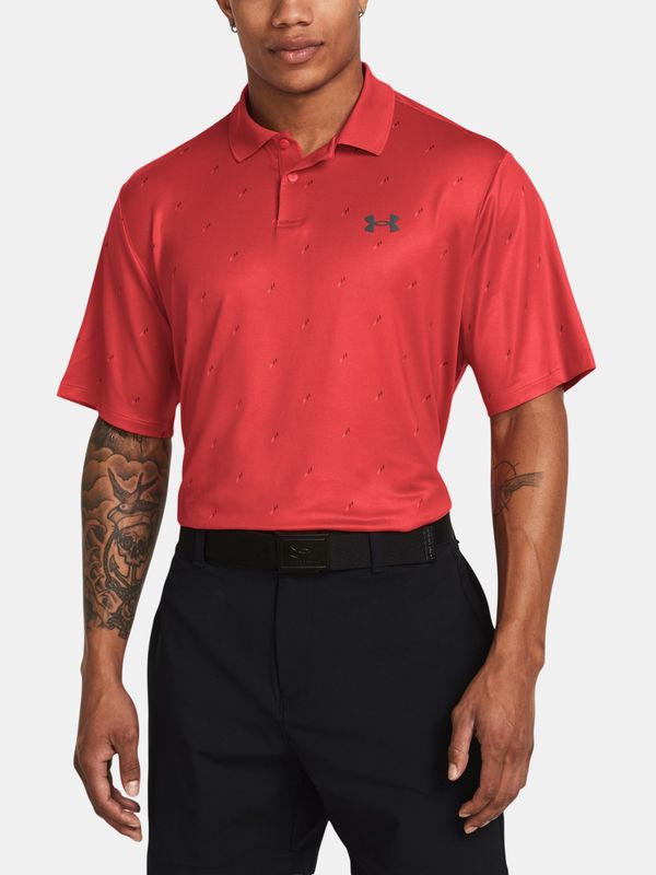 Under Armour Under Armour T-Shirt UA Perf 3.0 Printed Polo-RED - Men's